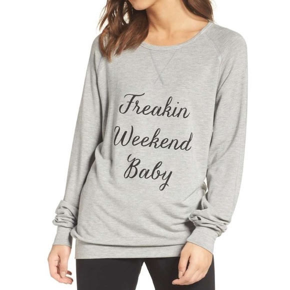 The Laundry Room Tops - 🎉HP🎉 Freakin’ Weekend Cozy Lounge Sweatshirt